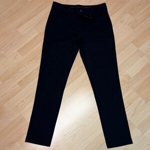 RHONE Black performance Chinos